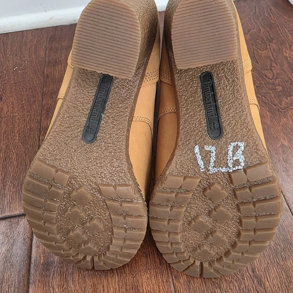 Timberland Glancy Wheat Nubuck Leather Heeled Lace Up Boots - Picture 10 of 11